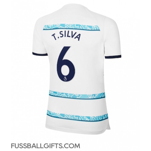 Chelsea Thiago Silva #6 Fußballbekleidung Auswärtstrikot Damen 2022-23 Kurzarm